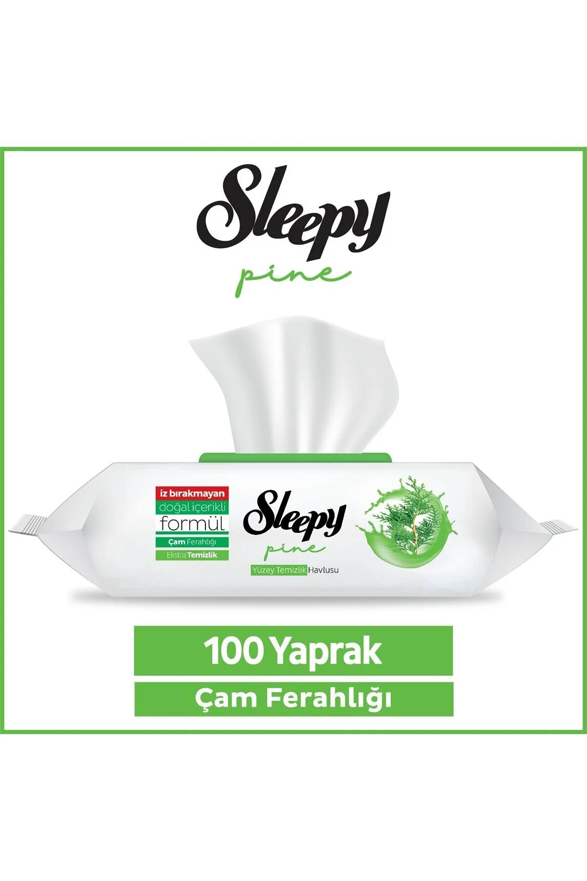 SLEEPY 100'LÜ YÜZEY TEMİZLİK HAVLUSU ÇAM FERAHLIĞI